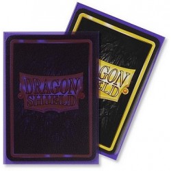 Dragon Shield Standard Card Sleeves Matte Clear Purple (100) Standard Size Card Sleeves
